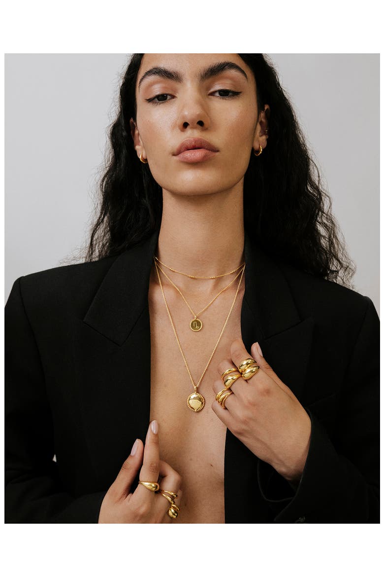 Fine Chain Link Necklace, Alternate, color, GOLD