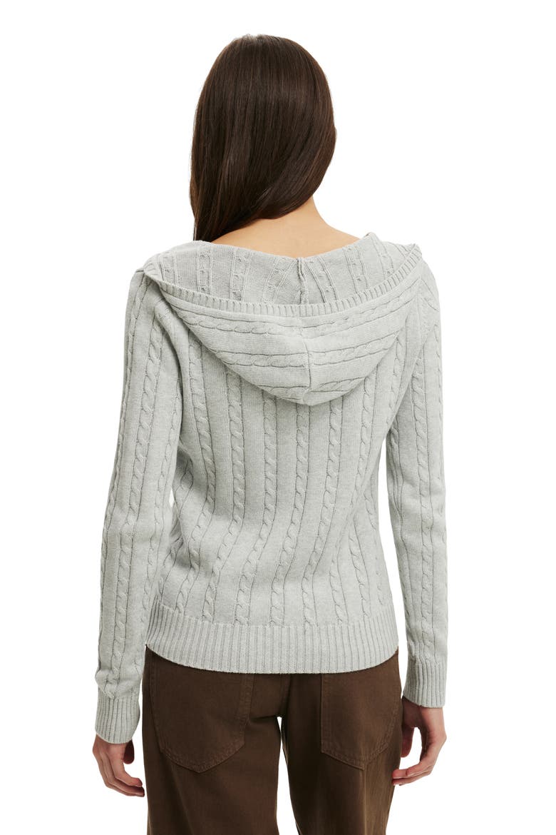 Women's Cotton V Neck Pullover, Alternate, color, Grey Marle