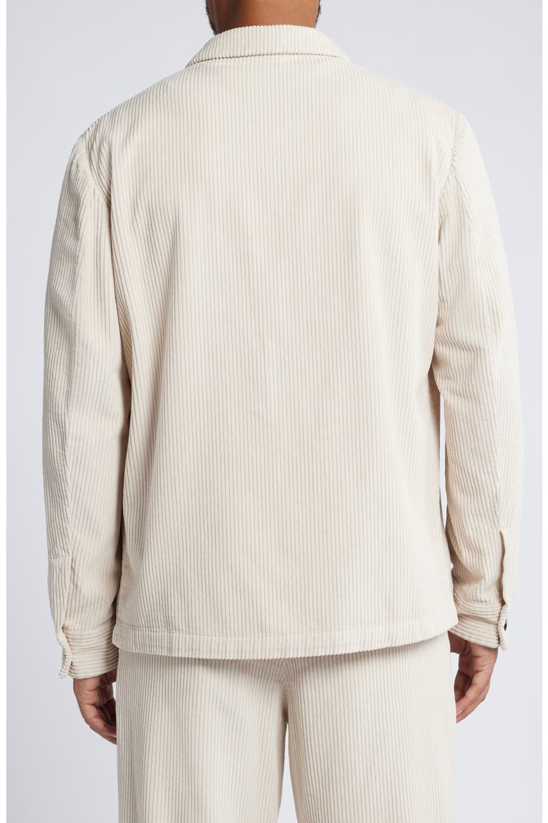 Cedrone Demi Cristal Cotton Corduroy Button-Up Overshirt, Alternate, color, CRISTAL
