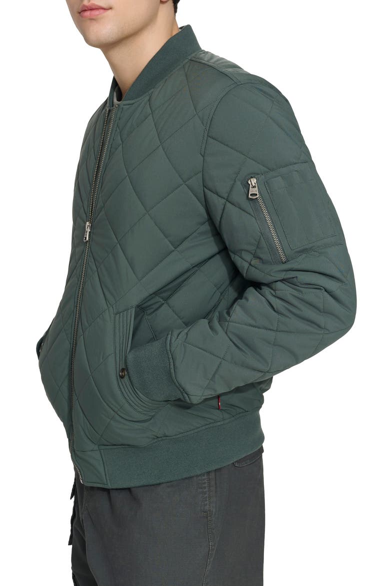 Flight Bomber Jacket, Alternate, color, BLK STN CO