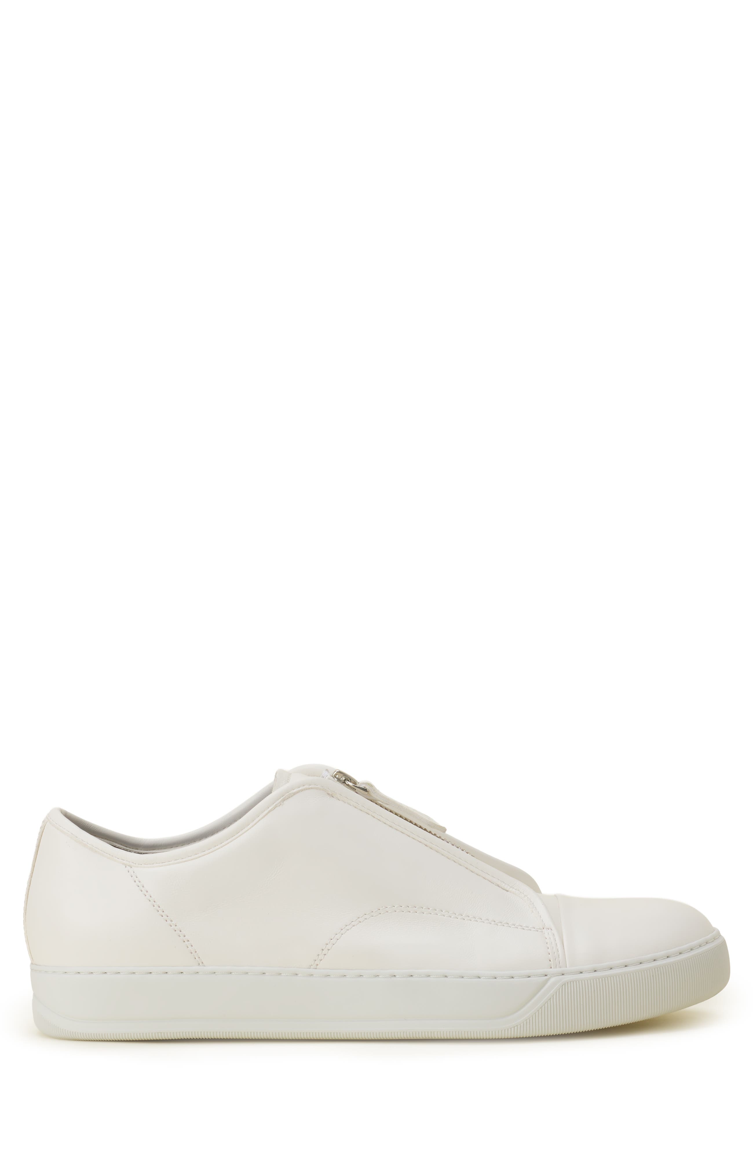 Dbb1 Zip Sneakers In Leather, Main, color, White