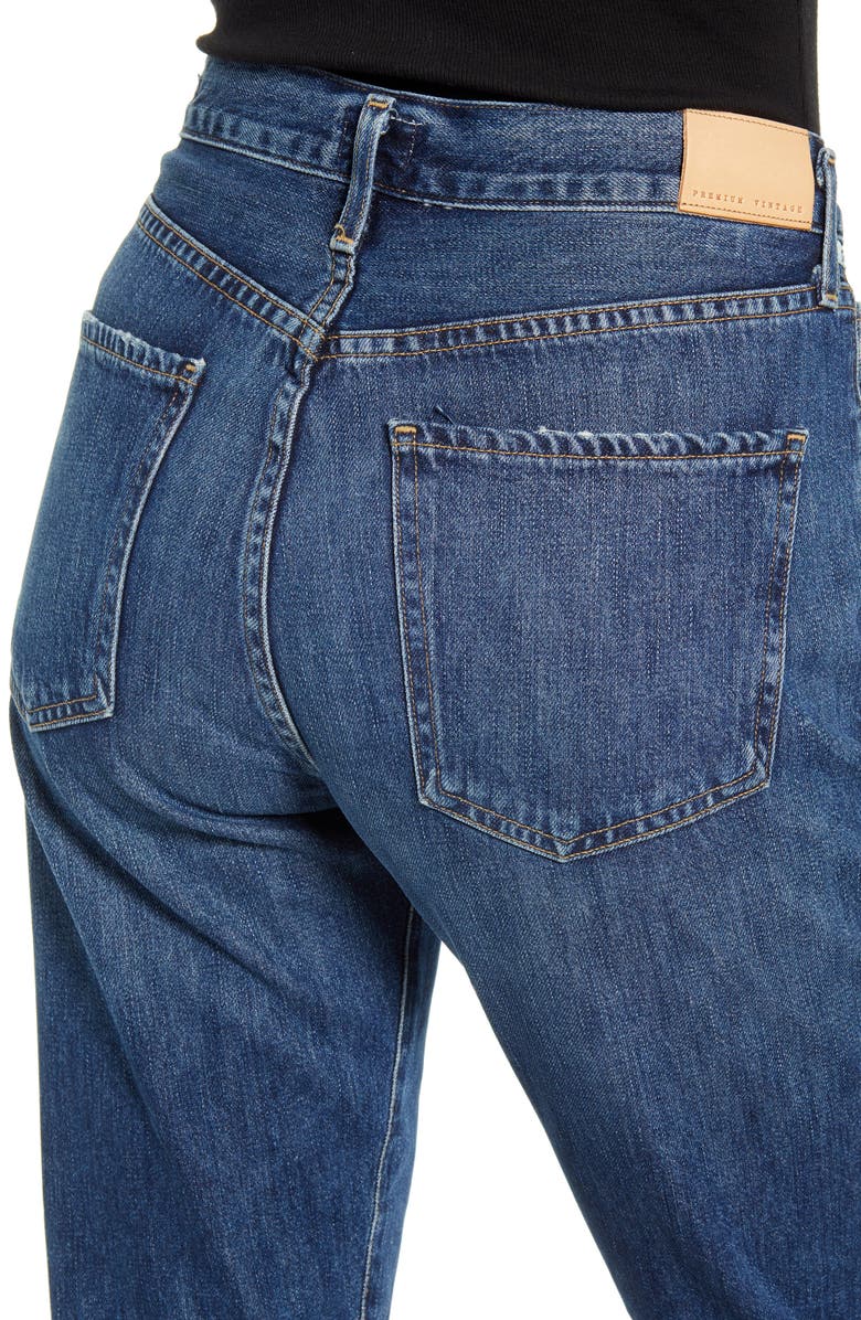 Citizens of Humanity Liya High Waist Ripped Slim Jeans, Alternate, color,