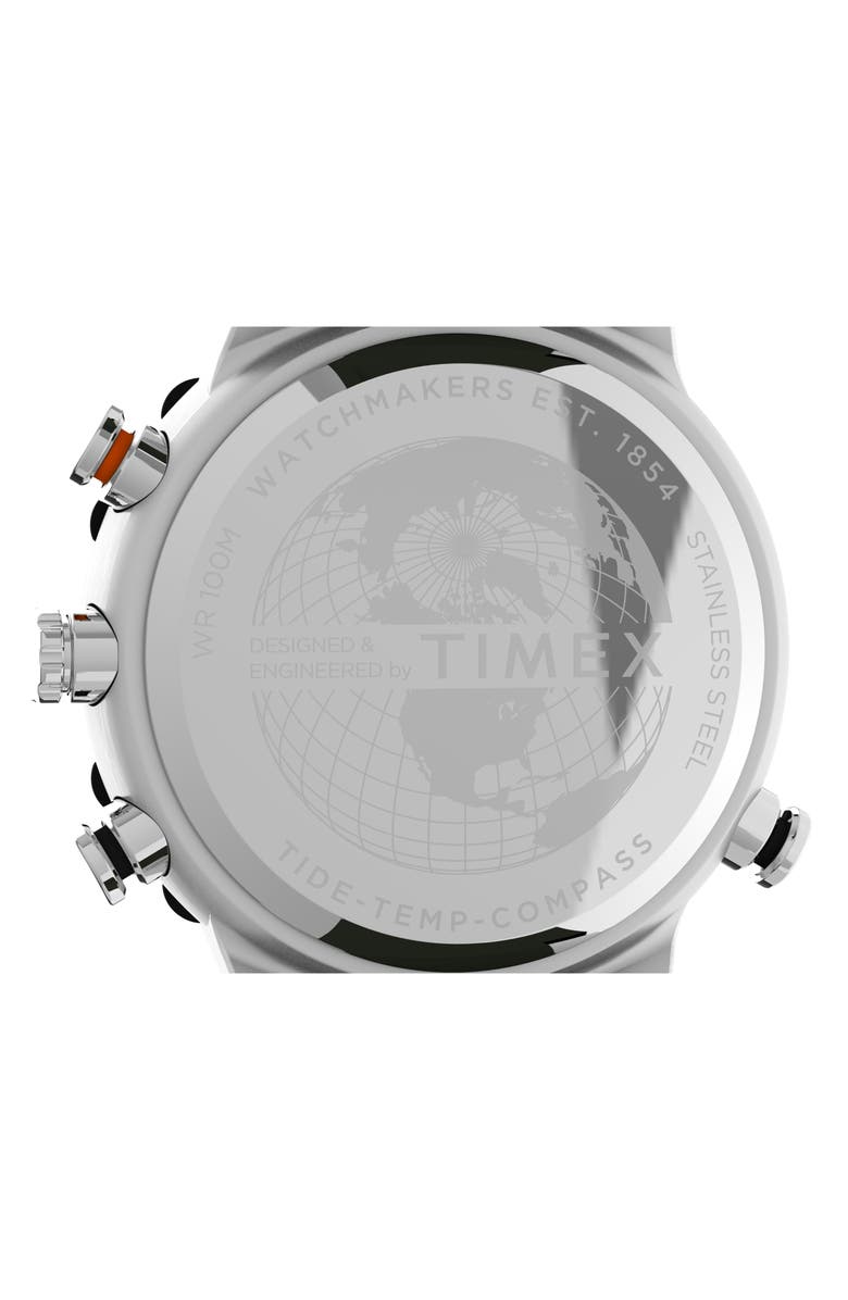 Timex<sup>®</sup> Expedition Tide Temp Compass 4 Silicone Strap Watch, 45mm, Alternate, color, 