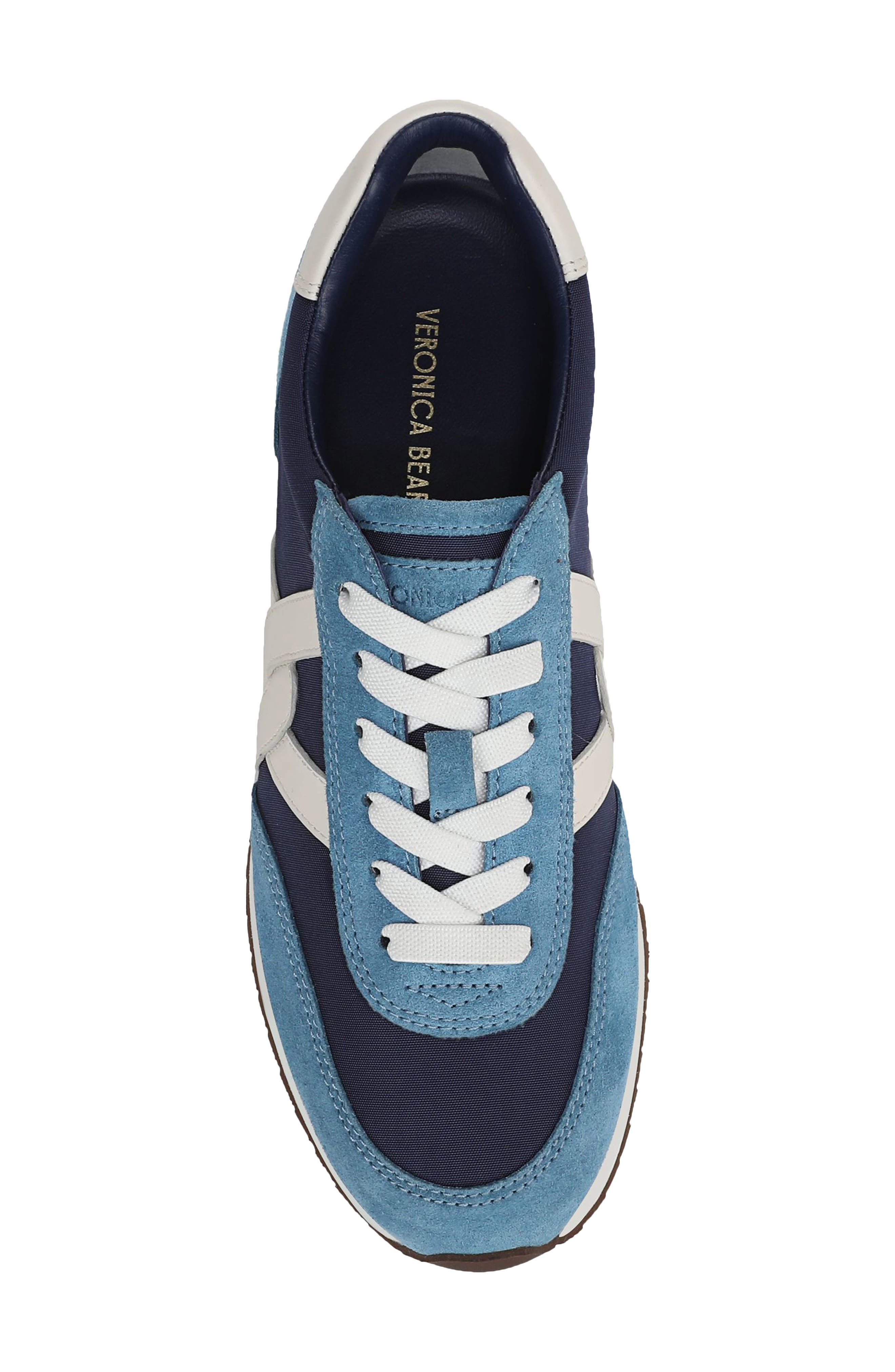Veronica Beard Penrose Sneaker, Alternate, color, Navy/ Mare/ Lily
