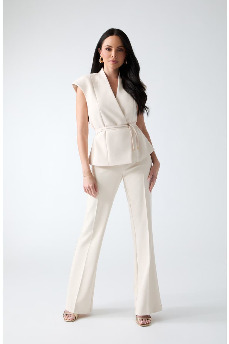 Jasmine Belted Vest, Alternate, color, IVORY