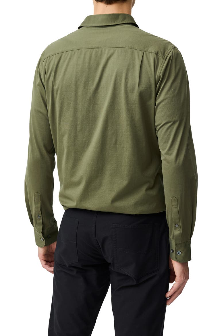 Ascot Park Button-Up Shirt, Alternate, color, KHAKI