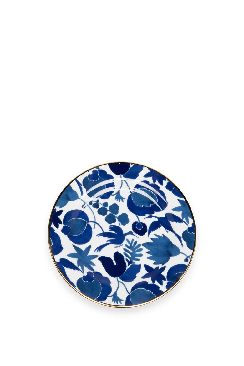 Dessert Plates Set Of 2, Alternate, color, Wildbird Blue/Bianco Blue
