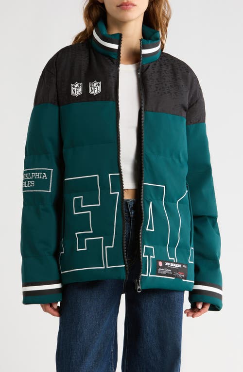 Off Season Nfl Team Water Repellent Puffer Jacket In Green