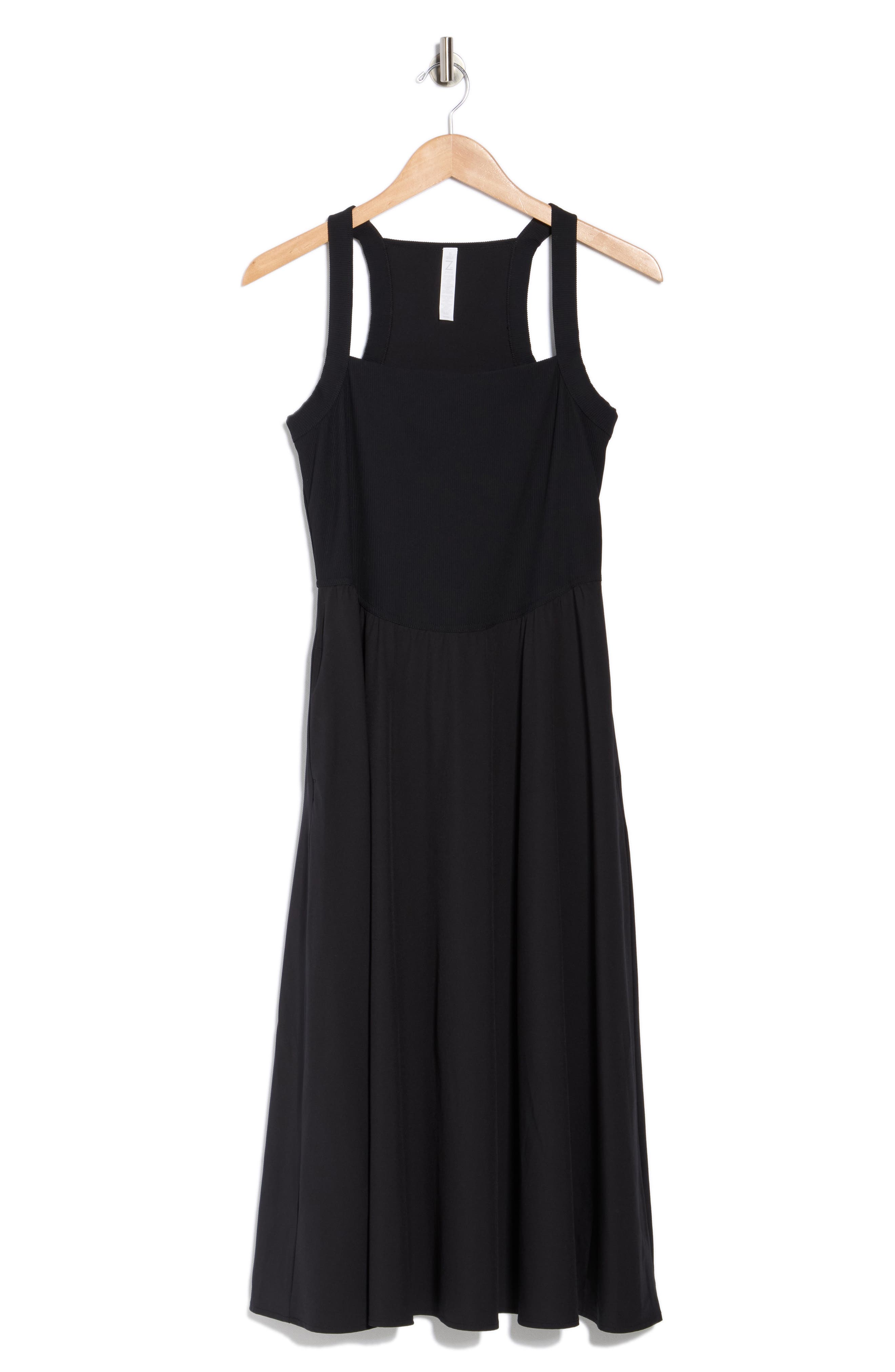 zella rib dress zella Live In Rib Pocket Dress in Grey Moonbeam