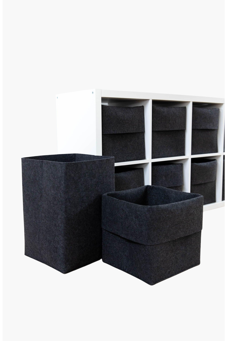 The Flex Bin - Original Set, Alternate, color, Carbon