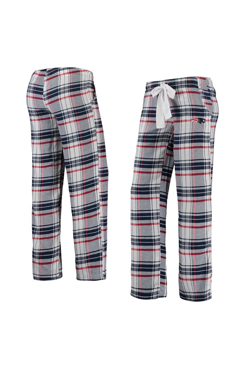 CONCEPTS SPORT Women's Concepts Sport Navy/Red New England Patriots Accolade Flannel Pants, Main, color, Navy