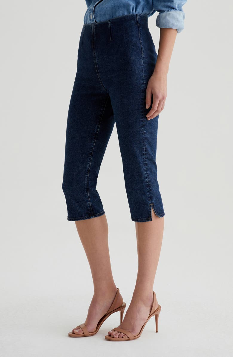 AG Maisie Capri Pull-On Pants, Alternate, color, Hyacinth