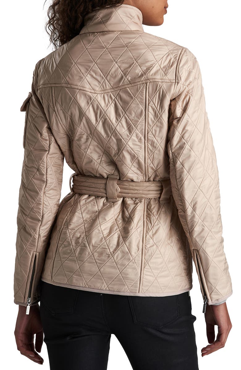 Barbour International Water Resistant Polarquilt Moto Jacket, Alternate, color, 