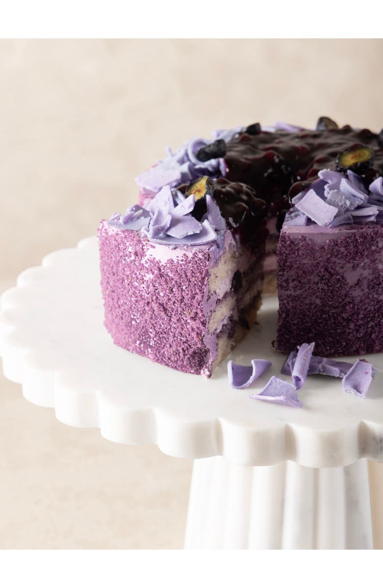 GAURI KOHLI Bobby White Marble Cake Stand, Alternate, color,