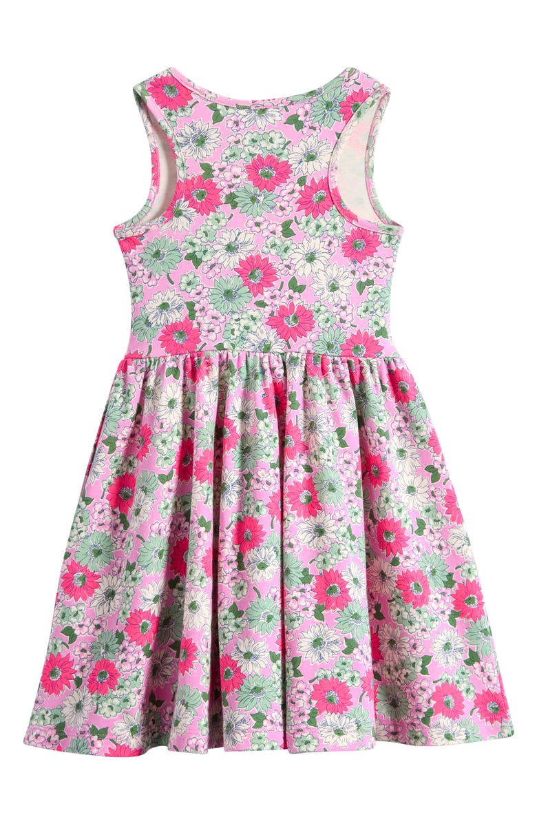 Mini Boden Kids' Racerback Jersey Dress, Alternate, color, Pink Floral