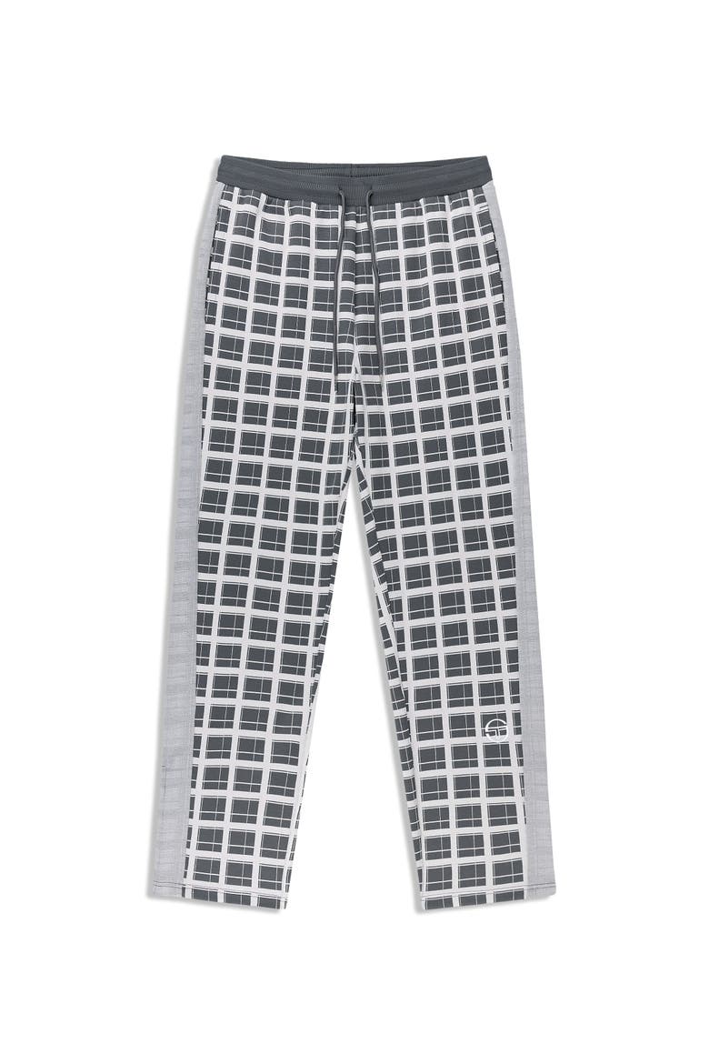 Damarindo Check Track Pant, Alternate, color, QUIET GREY