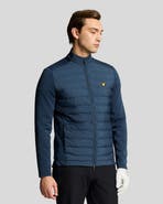 Lyle & Scott Hybrid Quilted Full Zip Golf Jacket