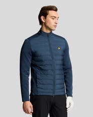 Lyle & Scott Hybrid Quilted Full Zip Golf Jacket