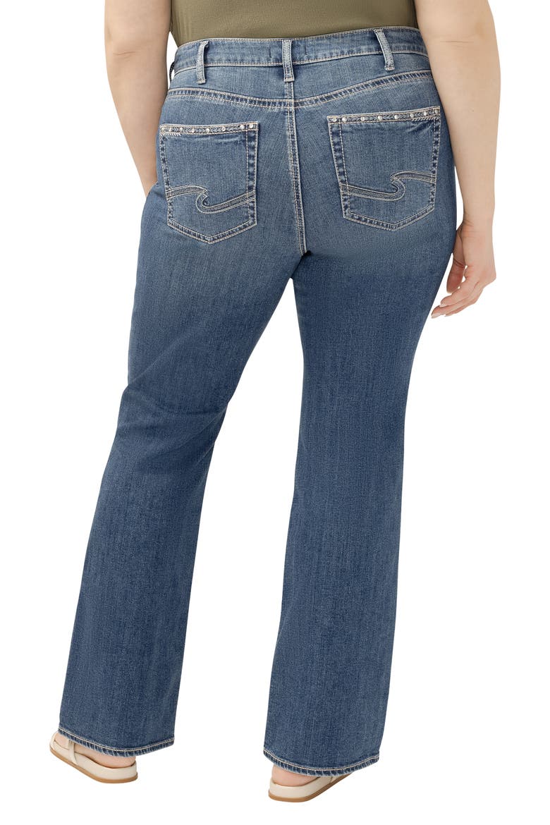 Avery Curvy Studded High Waist Bootcut Jeans, Alternate, color, CROSSROADS