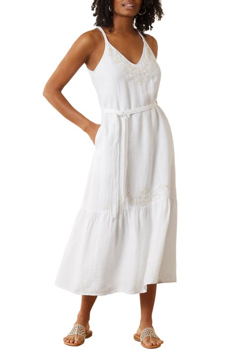 Nordstrom white linen dress hotsell