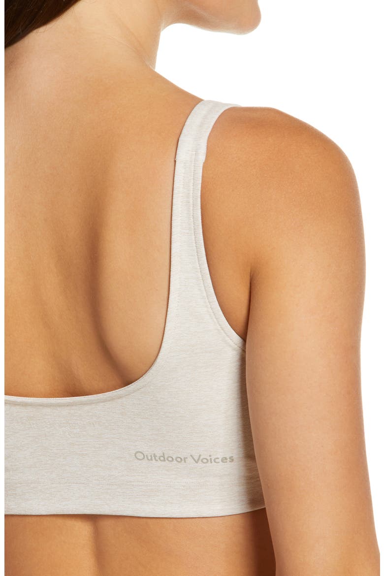 Double Time Sports Bra, Alternate, color, OATMEAL
