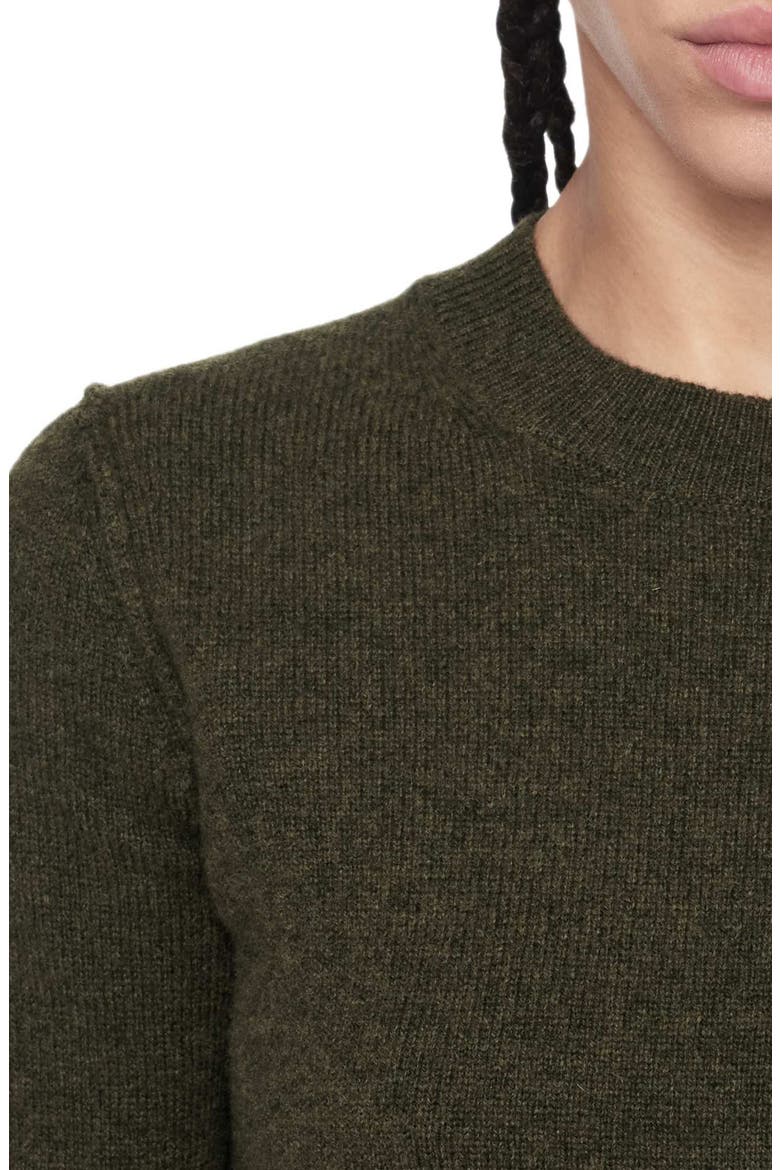 Erith Merino Wool Dress, Alternate, color, DEEP KHAKI GREEN