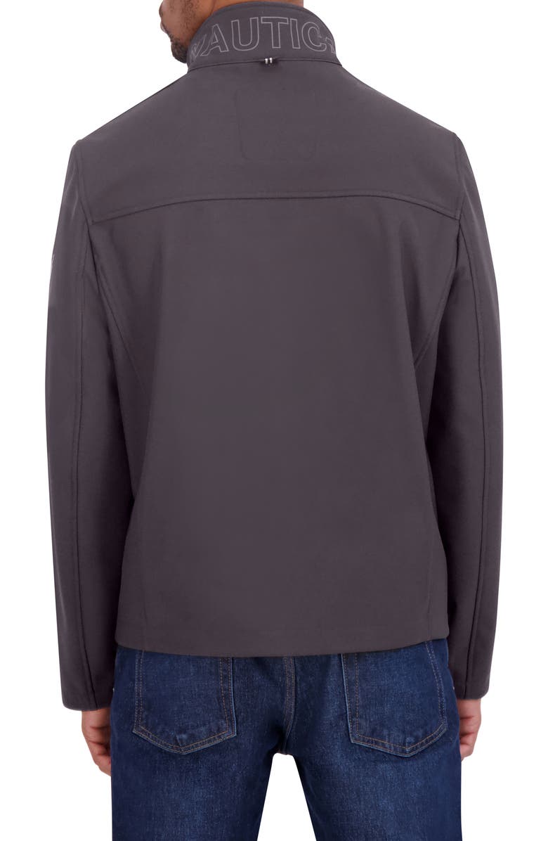 Nautica Water Resistant Softshell Jacket, Alternate, color, Grey Heather