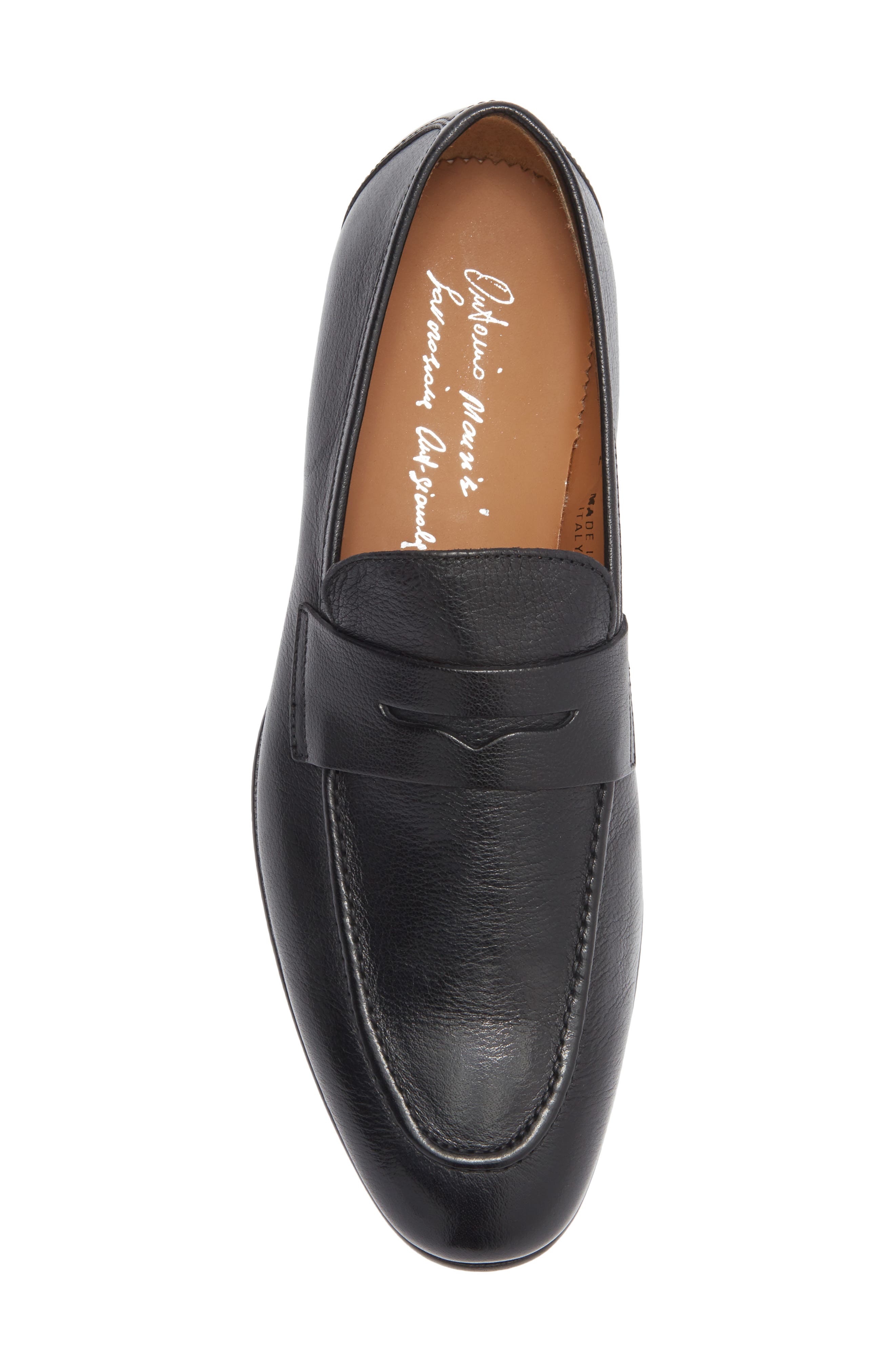 ANTONIO MAURIZI Penny Loafer, Alternate, color, Nero