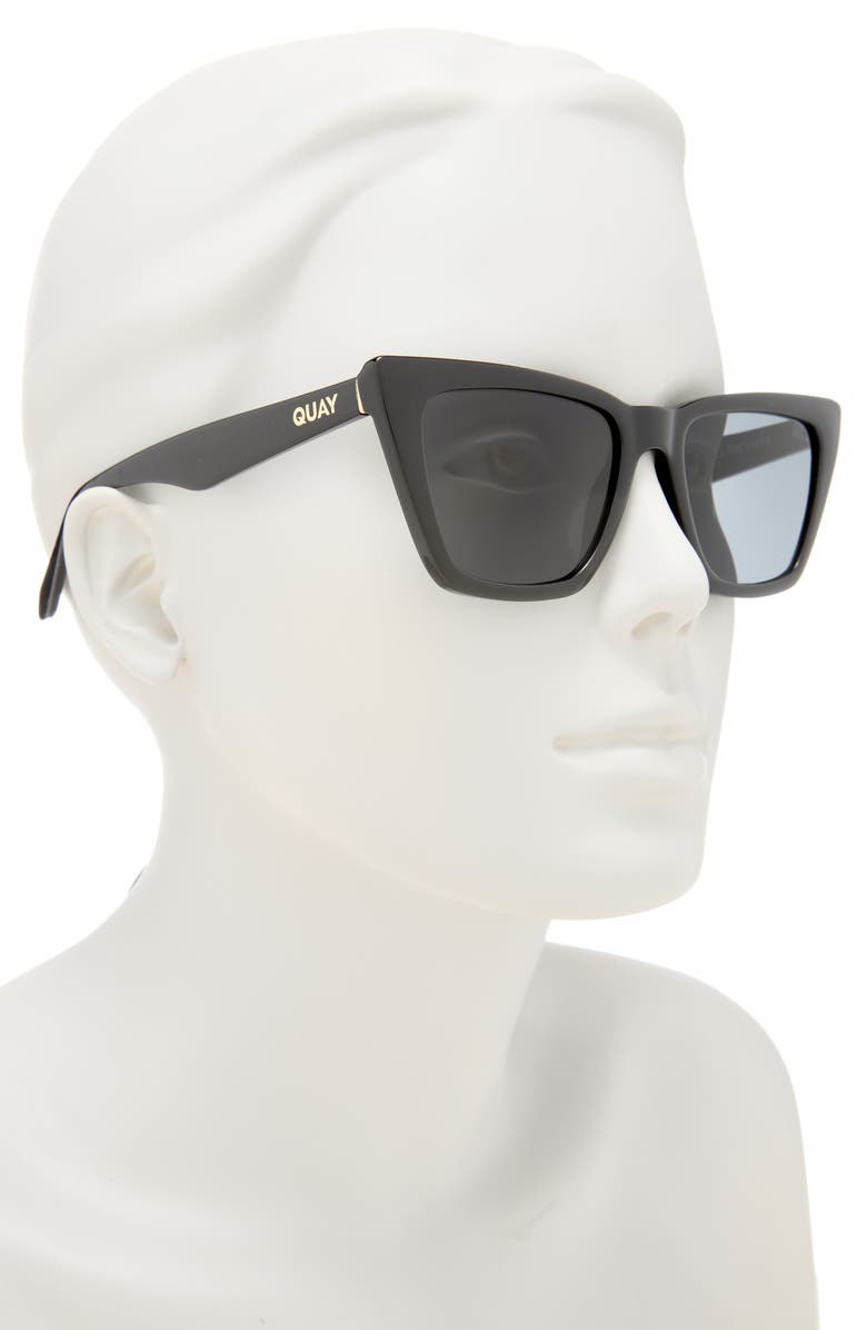 QUAY 54mm Call the Shots Modified Cat Eye Sunglasses, Alternate, color,