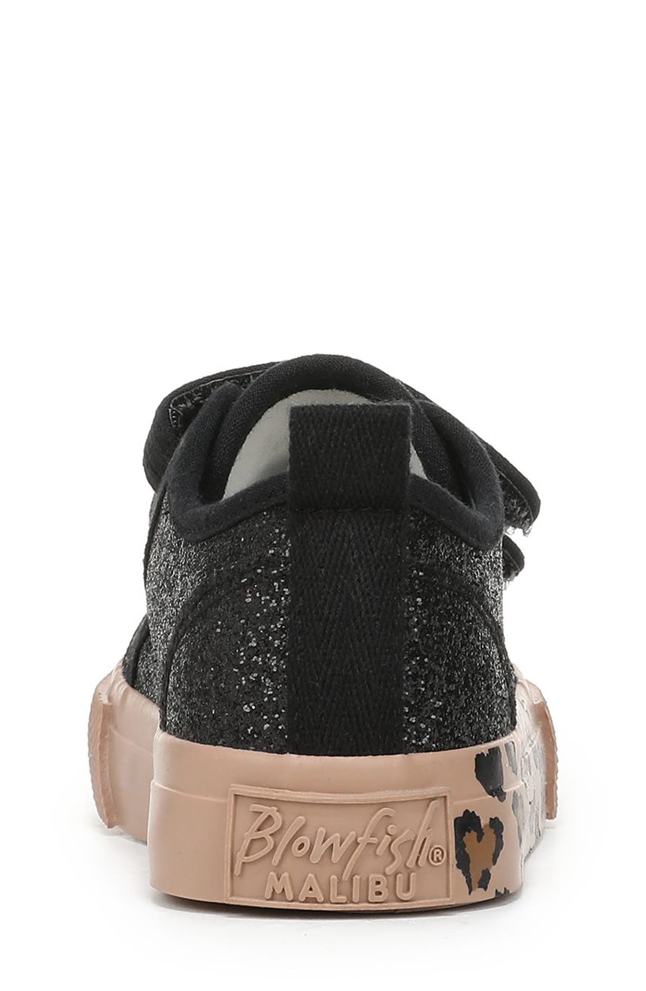 Blowfish Malibu Kids' Cove Sneaker, Alternate, color, Black Glitter