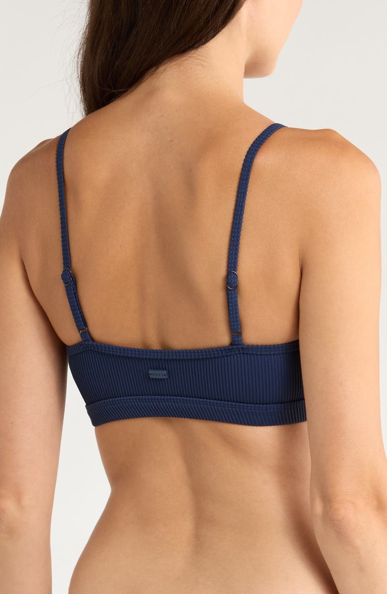 Roxy Love Rib Bikini Top, Alternate, color, Mood Indigo
