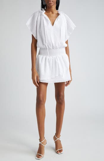RAMY BROOK RAMY BROOK PAISLEIGH SEERSUCKER MINIDRESS