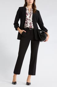 NORDSTROM RACK Slim Cinched Sleeve Blazer
