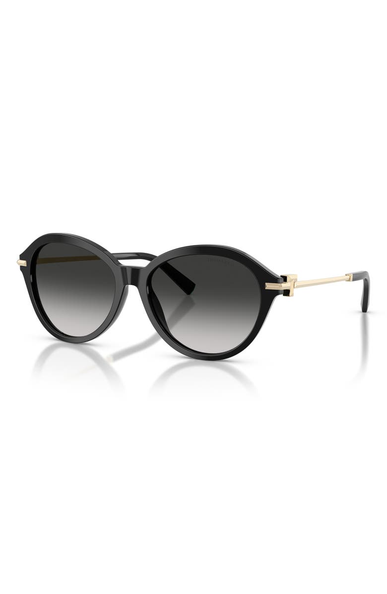 Tiffany & Co. 56mm Gradient Round Sunglasses, Alternate, color,