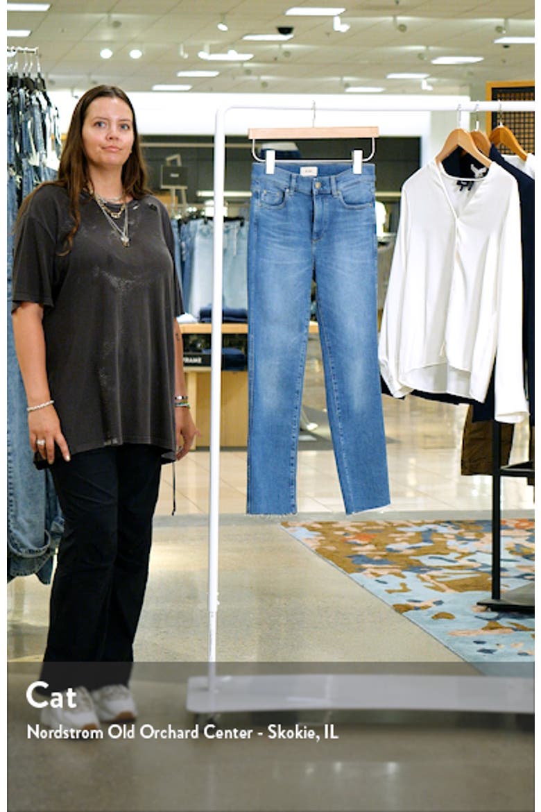 Mara Instasculpt High Waist Ankle Straight Leg Jeans video