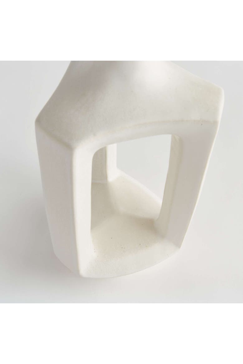 Sonya Vase Tall, Alternate, color, White