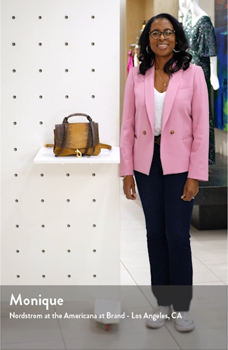 Medium Stella Convertible Leather Backpack, sales video thumbnail