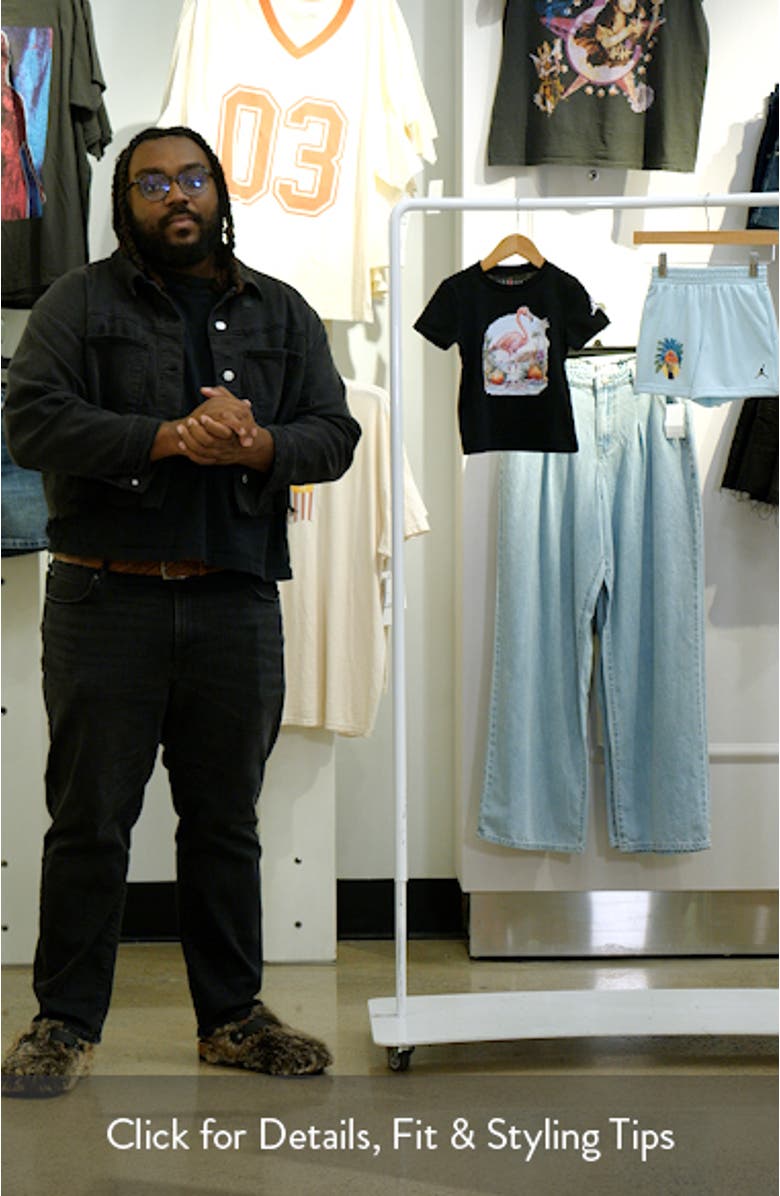 Kids' Flamingo Graphic T-Shirt & Knit Shorts Set, sales video thumbnail