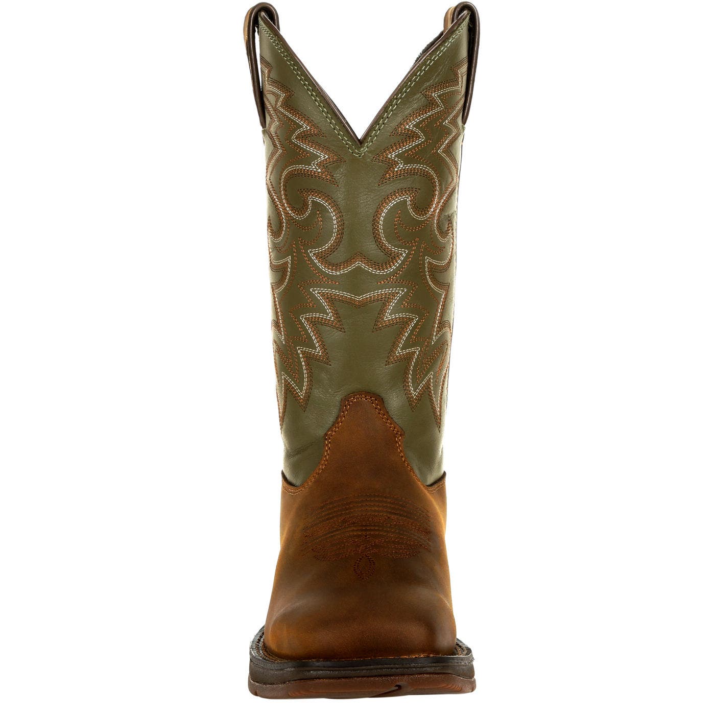 DURANGO Coffee & Cactus Pullon Western Boot, Alternate, color, 