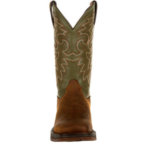 Durango Coffee & Cactus Pullon Western Boot In Brown
