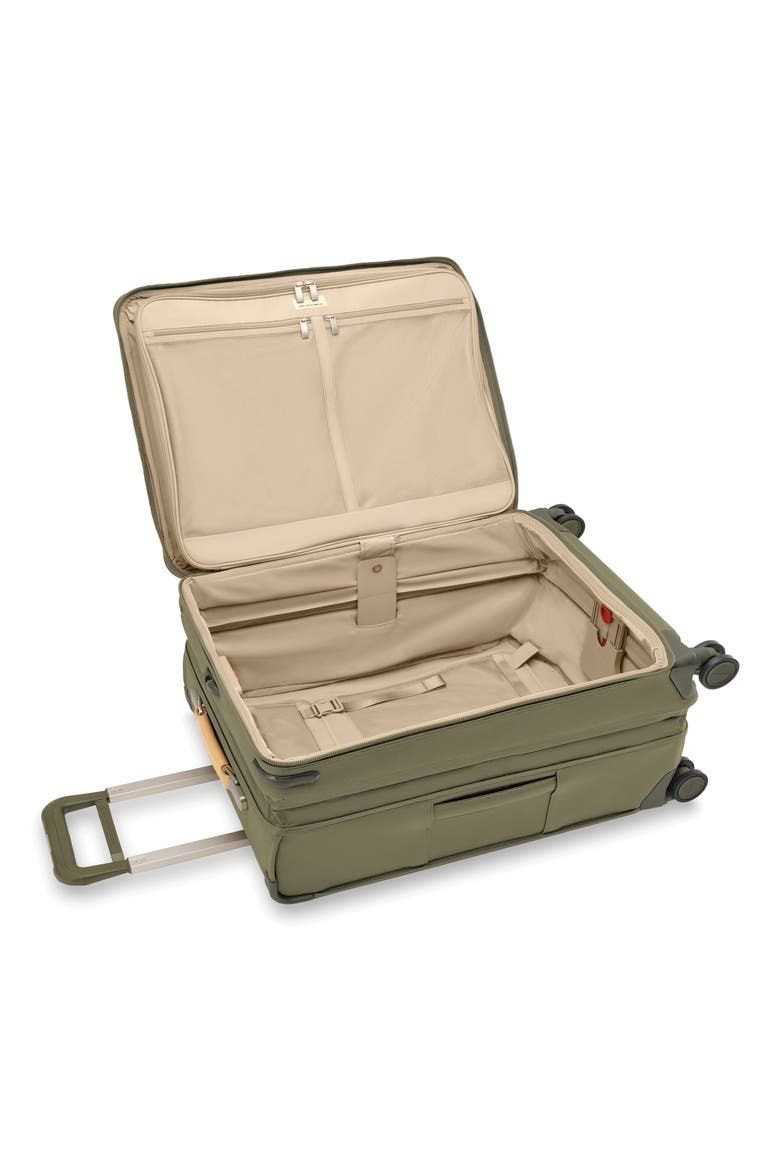 Baseline 26-Inch Medium Expandable Spinner Suitcase, Alternate, color, OLIVE
