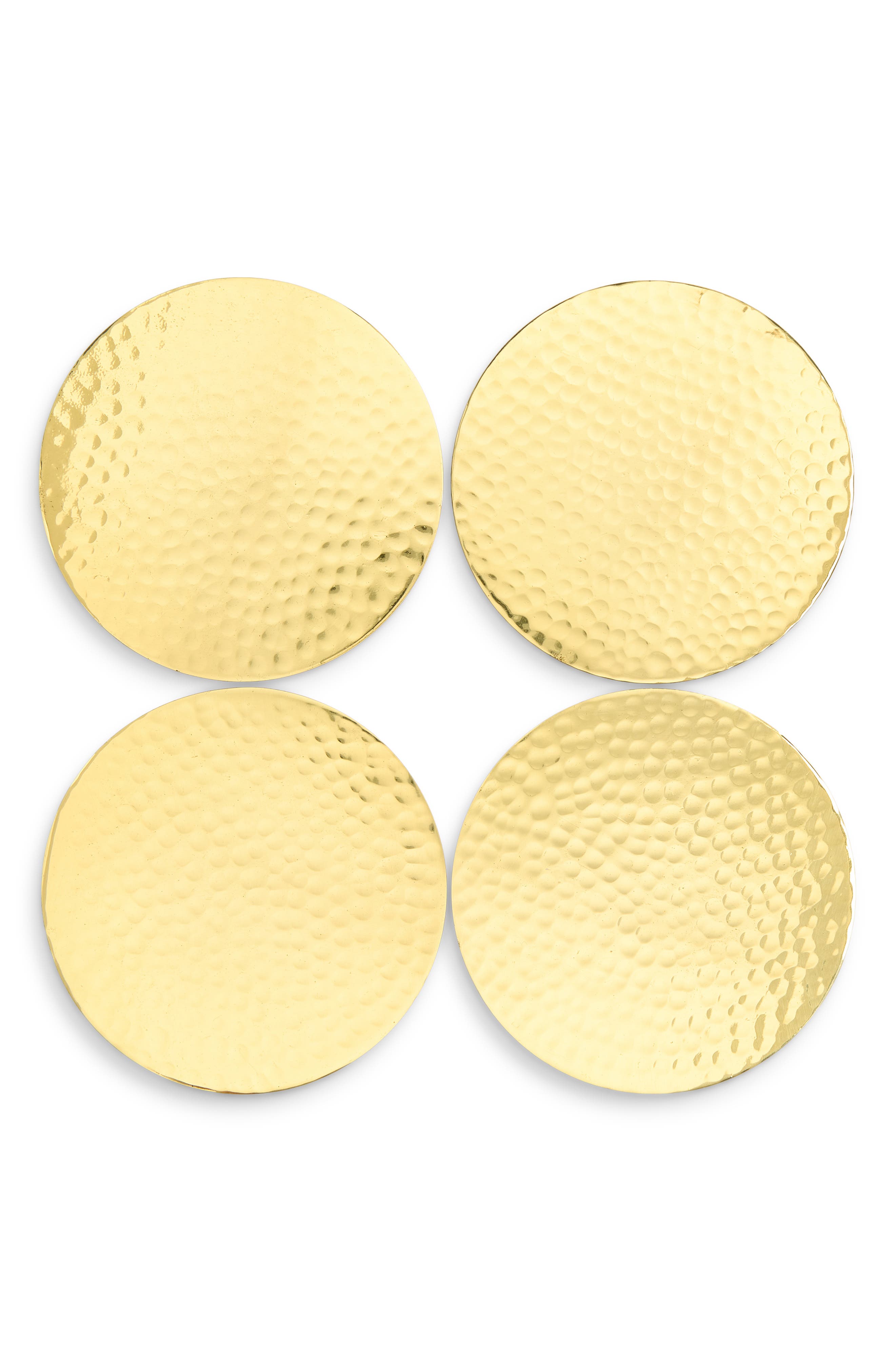 Set of 4 Hammer Textured Coasters