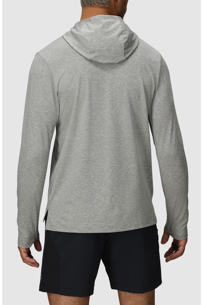 ActiveIce Spectrum Sun Hoodie, Alternate, color, GREY HEATHER