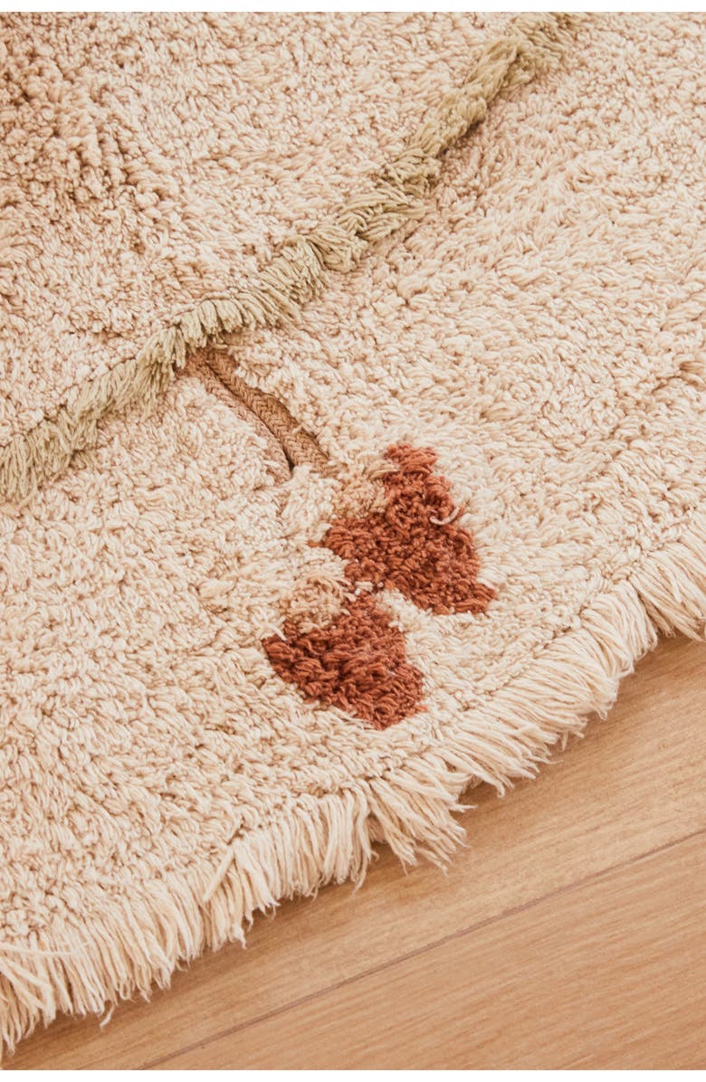 Lorena Canals Chanterelle Washable Area Rug, Alternate, color, Olive Natural Honey