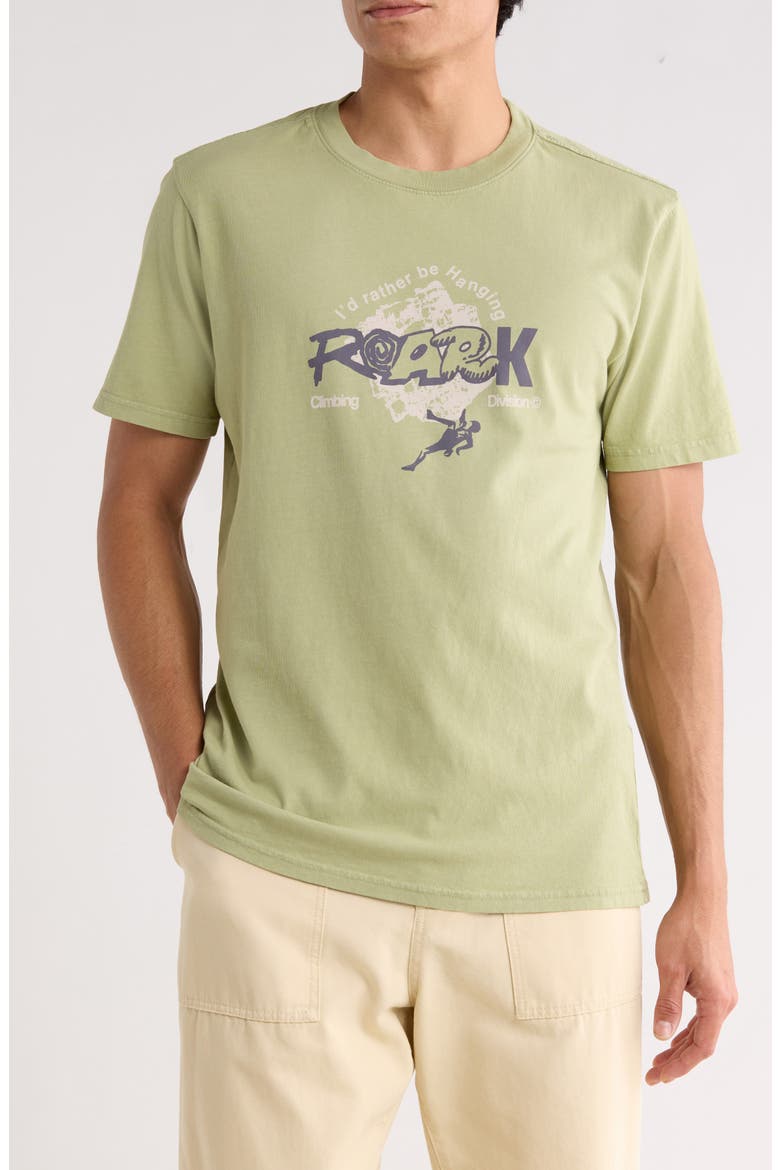 Hanging Graphic T-Shirt, Main, color, SAGE