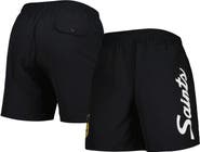 Mitchell & Ness Men's Mitchell & Ness Black New Orleans Saints Team Essentials Nylon Shorts