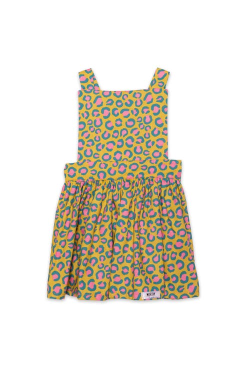 WORTHY THREADS Girls Pinafore Dress in Cheetah  product