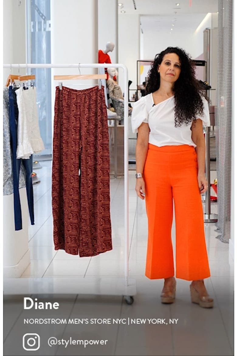 Wide Leg Satin Pants video