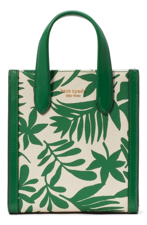 mini manhattan foliage print tote