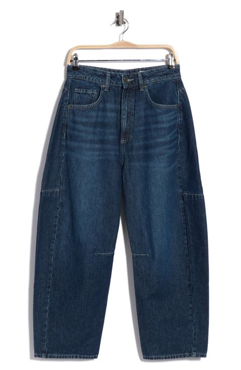 Chase High Rise Crop Barrel Leg Jeans